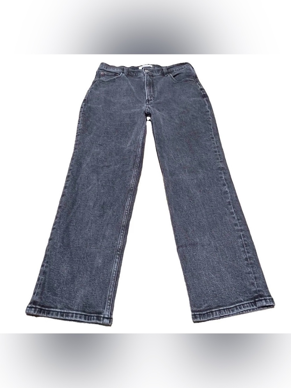 Abercrombie The Ankle / Crop Straight Ultra High Rise Black Jeans Women’s Sz 31S